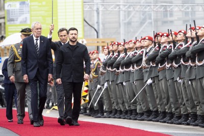 Volodymyr Zelenskyy in Vienna for the First Time Since the Start of the War